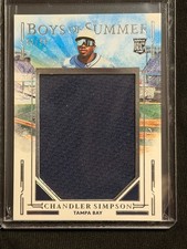 Chandler Simpson 2025 Boys of Summer Jumbo Prospect Materials #82/99 (RC) - Rays