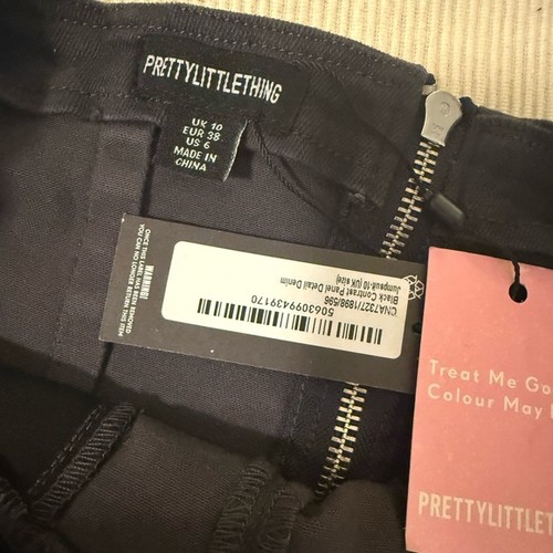 PrettyLittleThing Black and Gray Jumpsuit size 6 - Picture 8 of 9