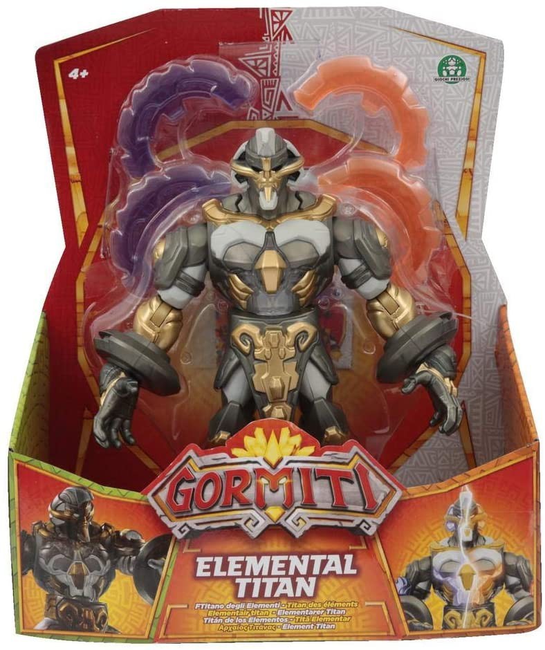 GORMITI ALPHA Figur ELEMENTAL TITAN 22cm Licht und Sound Original Wertvolle Spiele 10290₽
