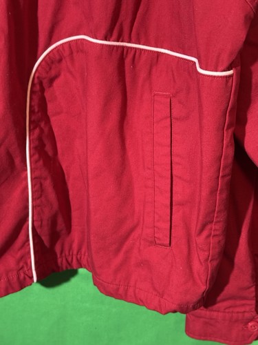 Elwood Western Vented Poplin Red Jacket Mens Size XL Full Zip Collared - Picture 5 of 9
