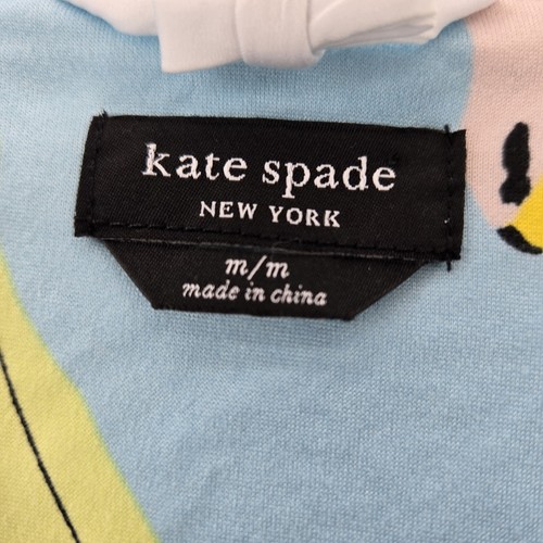 Kate Spade Pyjama Oberteil Damen Medium Hellblau Bananen Print Preppy Sleepover - Bild 5 von 9