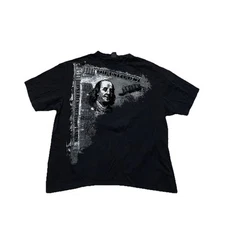 VINATGE Karl Kani Gold Shirt Mens 3XL Short Sleeve Hip Hop Cyber $100 Y2K