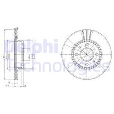 2 dischi freno nuovi per NISSAN:SABRE I,ALMERA I,PULSAR I,SENTRA I,PULSAR I berlina
