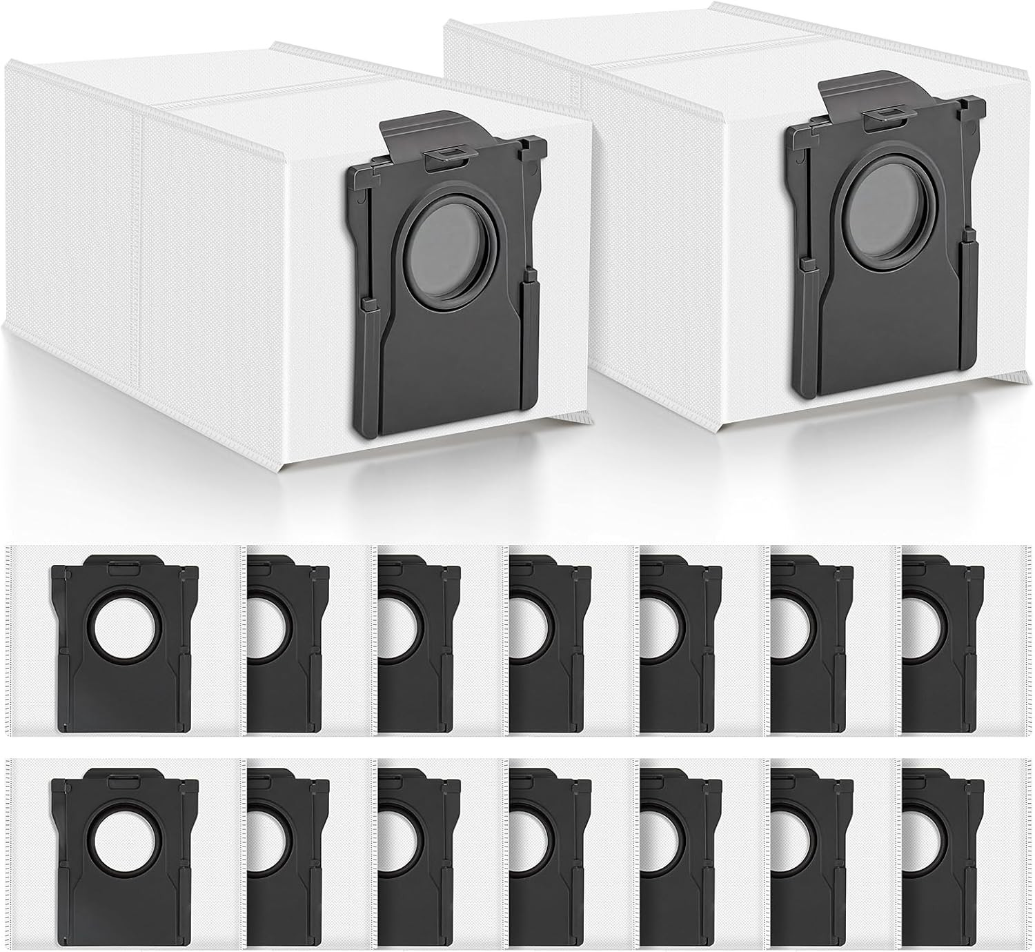 16 Sacs Aspirateur pour Dreame L10S Ultra Gen 3 et Gen 2, Capacité 3L