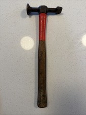 Vintage Proto 1427 Auto Body Hammer Cross Peen Wood Handle Usa Machinist Tool