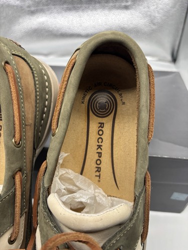 Rockport APM2254Z Men’s Boat Loafers Size 9 Windward Coconut - Picture 4 of 13