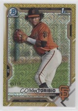 2021 Bowman Chrome Prospects Mega Box Gold Mojo Refractor 6/50 Luis Toribio 00em