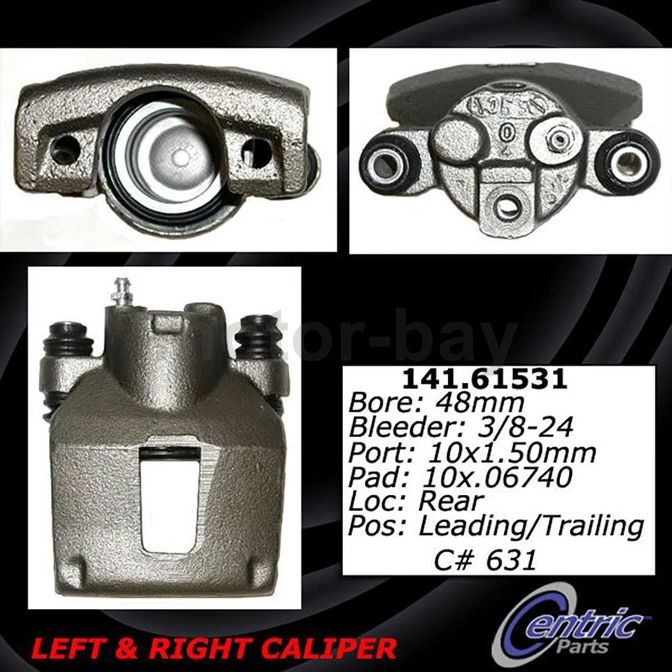 Pinza de freno trasera para Mercury Grand Marquis 2000 1999 1998 1997 1996 Centric Foto 2 de 4