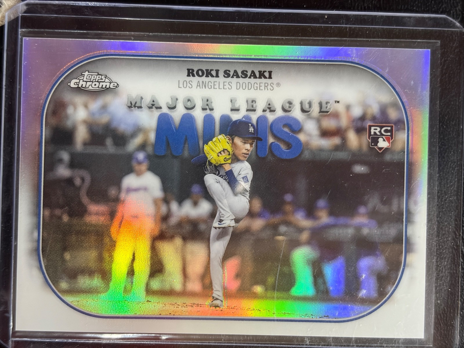 ROKI SASAKI 2025 Topps Chrome Update #MM-10 Major League Minis RC Case Hit