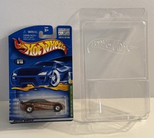 2001 Hot Wheels #10 Treasure Hunt PONTIAC RAGEOUS Brown Real Riders w/Protector