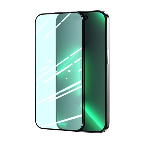 Joyroom Knight zielone szkło do iPhone 14 Pro z filtrem Anti Blue Light na cały - Zdjęcie 2 z 8