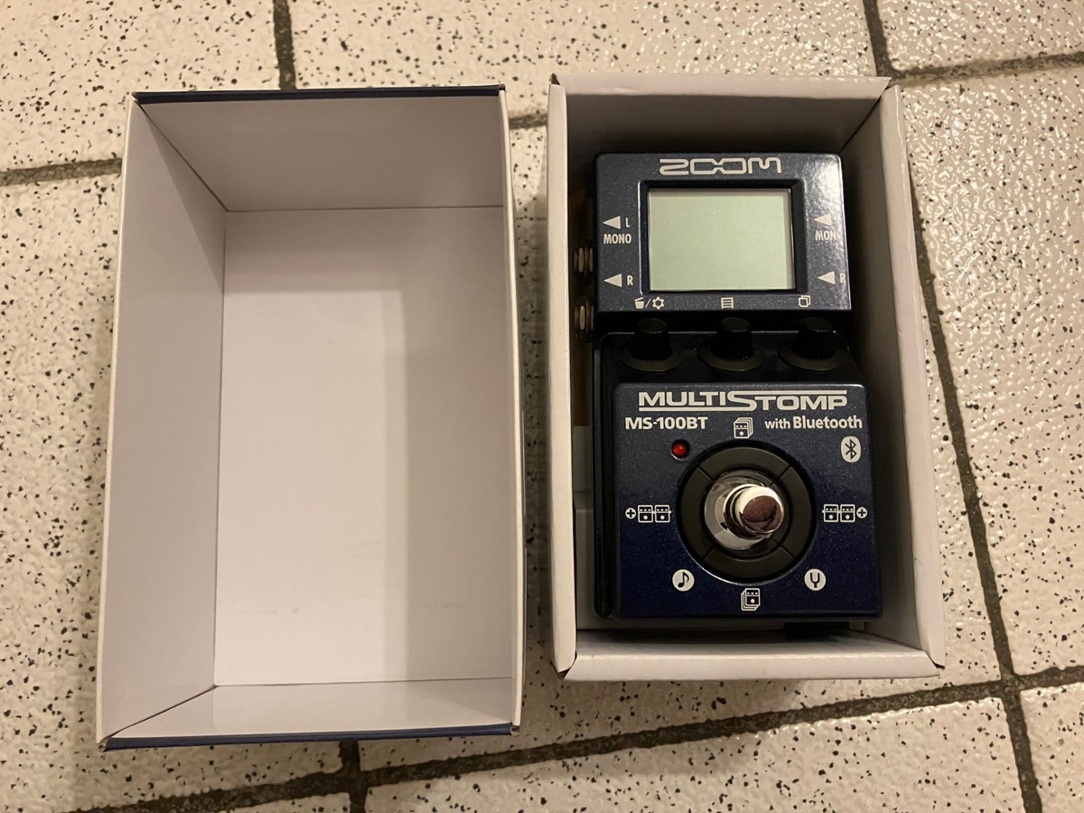 ギター MULTI STOMP MS-100BT with Bluetooth Zoom MS-100BT MultiStomp Guitar Pedal with Bluetooth | Zoom