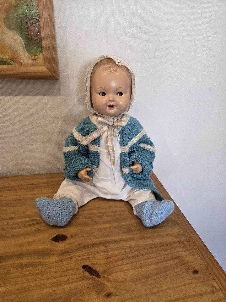 Alte Babypuppe König-Wernicke KW 110-48 47 cm groß Guter Zustand - Bild 4 von 4