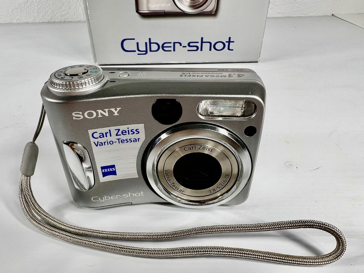 Sony Cyber-shot DSC-S60 4.1MP Digital Camera - Silver for