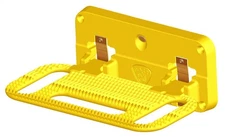 HD MEGA HITCH STEP 2 AND 2 1/2 INCH RECEIVERSSAFETY YELLOW Carr 193017