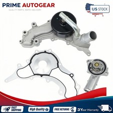 For Maserati Ghibli Levante Quattroporte 3.0T V6 Water Pump+Gasket & Thermostat