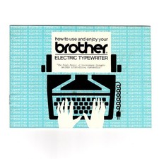 Brother JP2 Electric Typewriter Instruction Manual User Repro 6211 6213 711 713 thumbnail