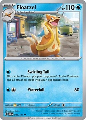 Floatzel 049/197 Obsidian Flames Regular
