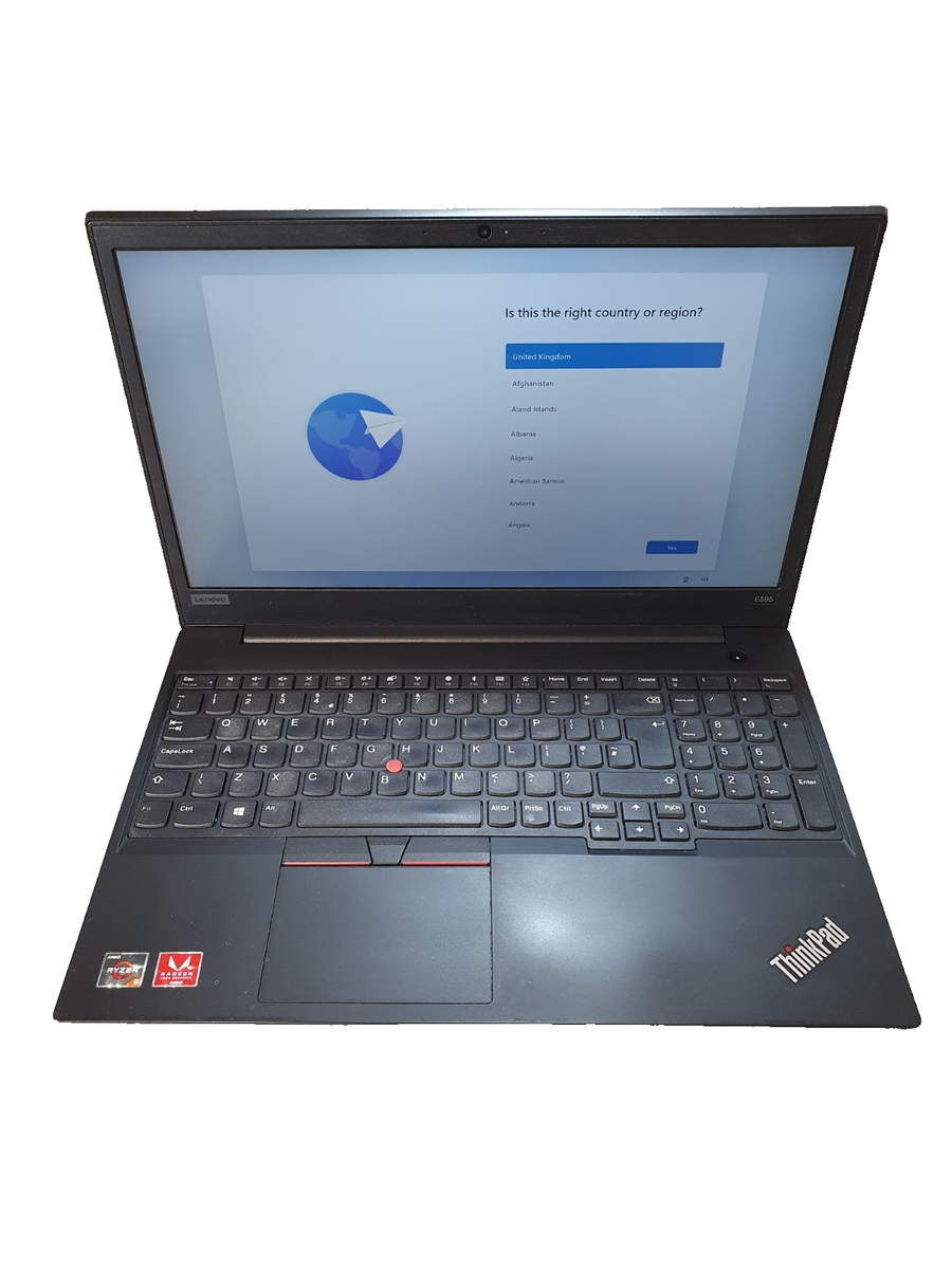 Lenovo ThinkPad E595 Ryzen 5-3500U 8GB DDR4 256GB NVMe SSD Grade C