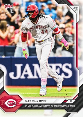 Elly De La Cruz - 2026 MLB Topps NOW - Card 103 6th Multi-HR Game