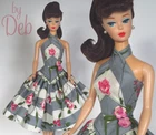 Dancing Stripes  Dress 4 Repro Vintage Silkstone Barbie Doll Clothes Fashion