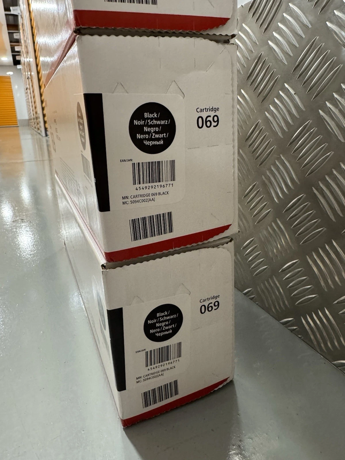 Genuine Canon 069 4x Black 1x Magenta Toner Cartridges Brand New Sealed 5