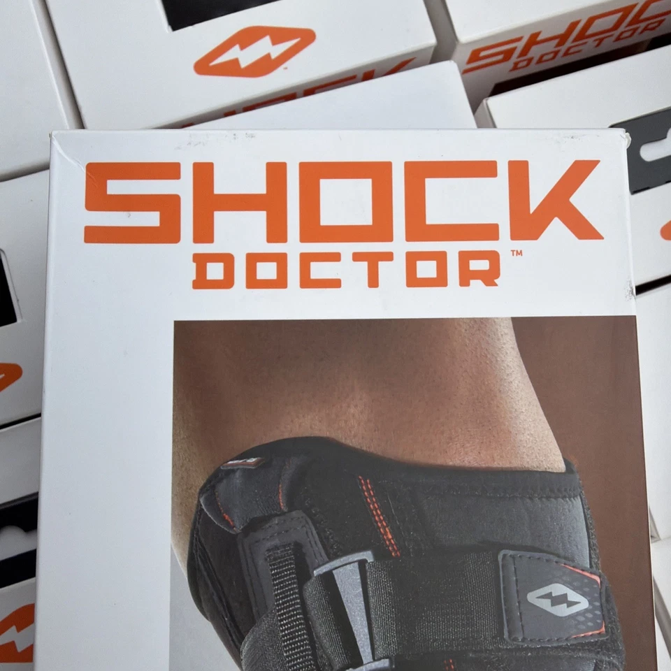 Shock Doctor Nivel 3, Rodillera Doble Envoltura con Bisagras, Talla XXL 17-18.5 Foto 4 de 4