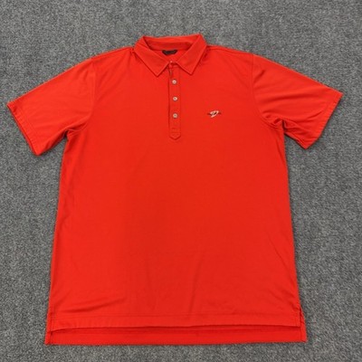 Zero Restriction Polo Shirt Mens XL Red Polyester Tour Series Valley CC Golf