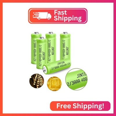 JINTION NIMH 2/3AAA Rechargeable 2/3 AAA Batteries 1.2V 400mAh Battery Button To