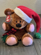 NWT Garfield Pooky Teddy Bear TY Beanie Buddies Christmas Holiday Stuffed 9  