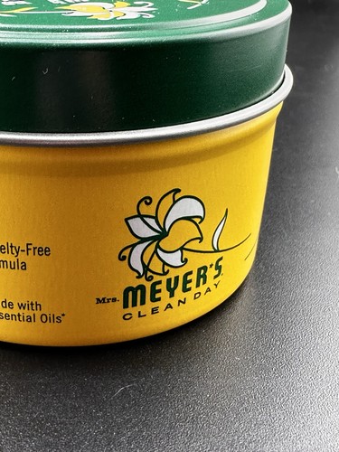 Mrs. Meyers Clean Day Soy Candle Honeysuckle Scent 2.9 oz Tin NEW - Picture 3 of 5