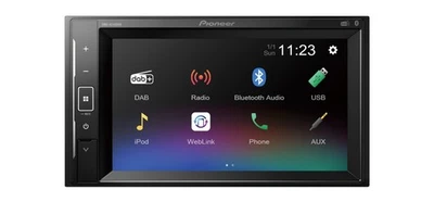 Pioneer DMH-A240DAB 2-DIN Autoradio Bluetooth USB DAB+ Digital 4-Kanal Schwarz - Bild 1 von 4