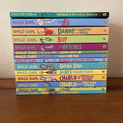 Lot of 14 Roald Dahl PB Books BFG, Boy, Witches - Penguin Random House UK