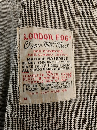 London Fog Weatherwear of Distinction Black Small Plaid Jacket Sz 40 Med/Long - Picture 7 of 12