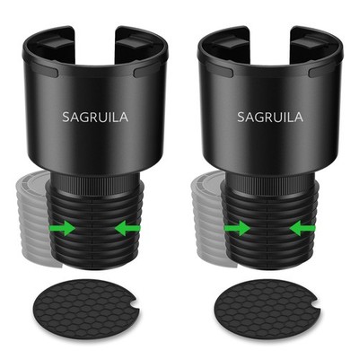 Car Cup Holder Expander, Cup Holder Expander for Car with Stretchable Rubber ...