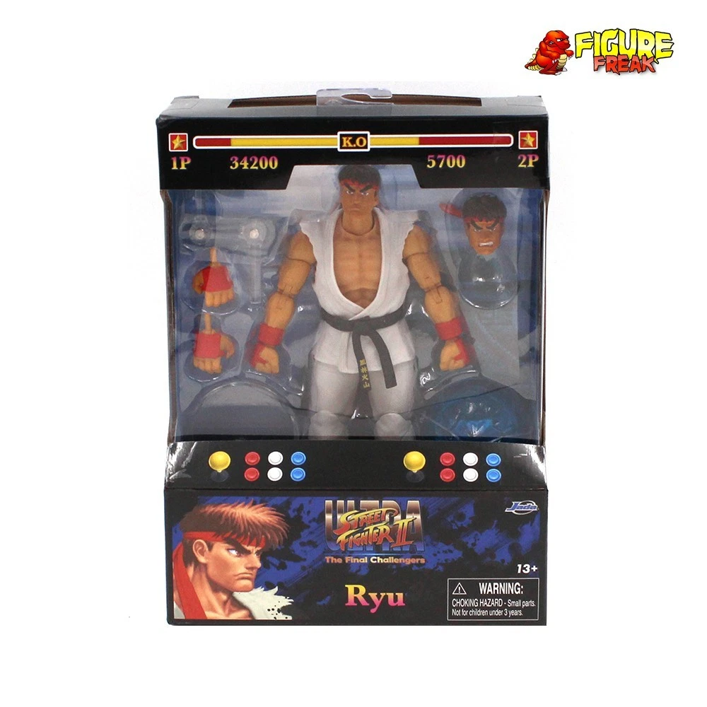 Jada Toys Street Fighter II Ultra Ryu 6" Figure 1:12 Scale image 1
