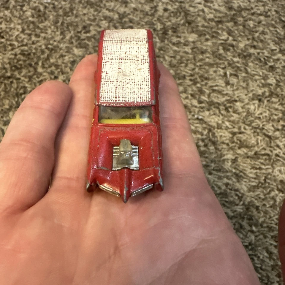 The Monkees Monkeemobile Husky Red 1960s Diecast Car Corgi Vintage - Image 2 of 4