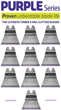 Image of SMART PURPLE Series Titanium Bi-Metal/Wood/Nail/PVC Multi Tool Blade Choose Size