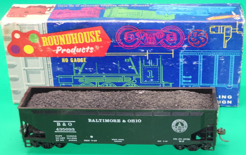 Tolva de desplazamiento Roundhouse - Baltimore y Ohio - 40' con carga # 435693 | Zustand: New