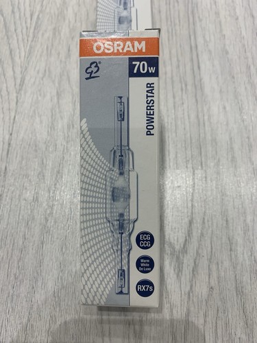 Osram Powerstar Excellence 70W/WDL HQI-TS Warm White RX7s Metal Halide Lamp