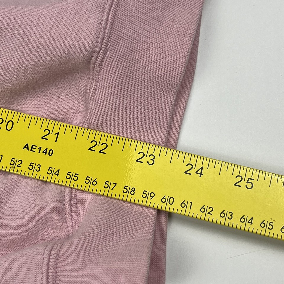 Vintage 1988 Actionwear Rose Pink Sweatshirt Women's Medium Made In USA