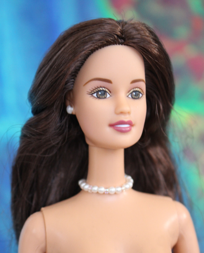 Barbie Dbox4 desnuda pelo largo morena ojos ámbar labios rosas Teresa TNT - Imagen 5 de 19