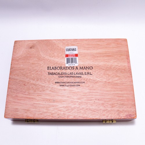 Caja de cigarros de madera vacía Casa Cuevas Familia Robusto 9,5" x 6,5" x 2" - Imagen 7 de 10