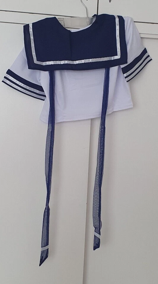 Sailor costume,  woman , top and skirt ,size S ,brand new - image 4 of 4