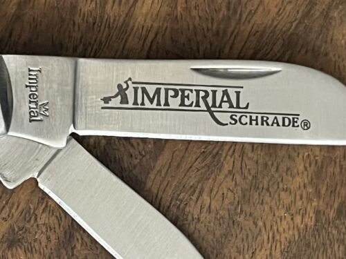 Imperial Schrade IMP16CON 4 Blade Stockman Folding Pocket Knife TSA Confiscated - Picture 9 of 21