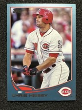 CHRIS HEISEY #195 2013 Topps Series 1 Baseball Wal-Mart Blue Cincinnati Reds