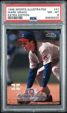 1998 SPORTS ILUSTRATED EXTRA EDITION MARK GRACE #47 PSA 8 NM-MT /250 CUBS POP 1