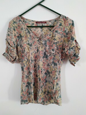 CHEMISE HAUT EN SOIE COMPTOIR DES COTONNIERS Taille 40 TBE