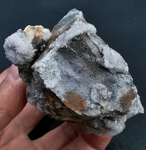203 g Raro Creedita Natural Púrpura sobre Racimo de Yeso Espécimen Mineral/China 1 - Imagen 9 de 11