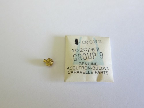 NOS GENUINE BULOVA ACCUTRON CROWN #102C-67 WATCH PART - Picture 3 of 8